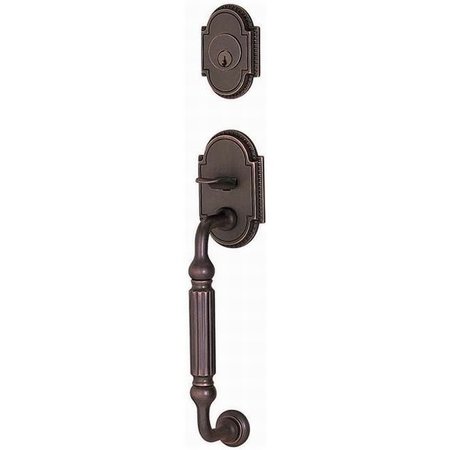 Emtek Oil Rubbed Bronze Handleset, 4310WUS10B 4310WUS10B